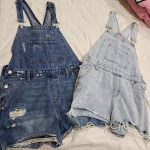 Overall shorts